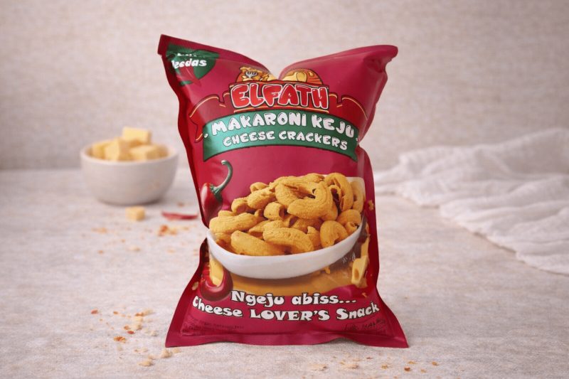 Elfath Makej Pedas 185 gram - Elfath Premium 185 gram Elfath Makaroni Keju