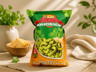 Elfath Makej Seledri 185 gram - Elfath Makaroni Keju