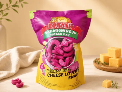 Elfath Makej Ubi ungu Kecil 50 gram - Elfath Makaroni Keju