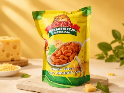 Elfath Makej Pisang Kecil 50 gram - Elfath Makaroni Keju