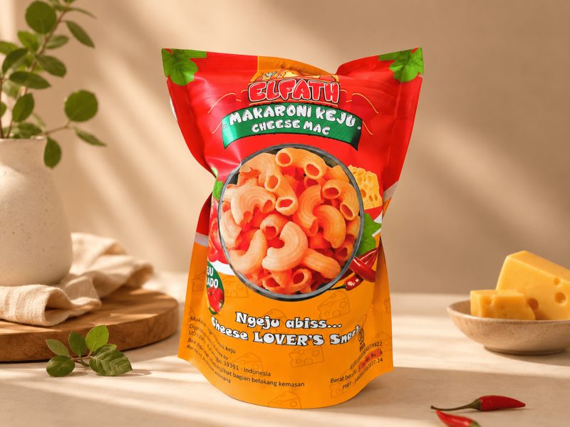 Elfath Makej Balado Kecil 50 gram - Elfath Minipack 50 gram Elfath Makaroni Keju