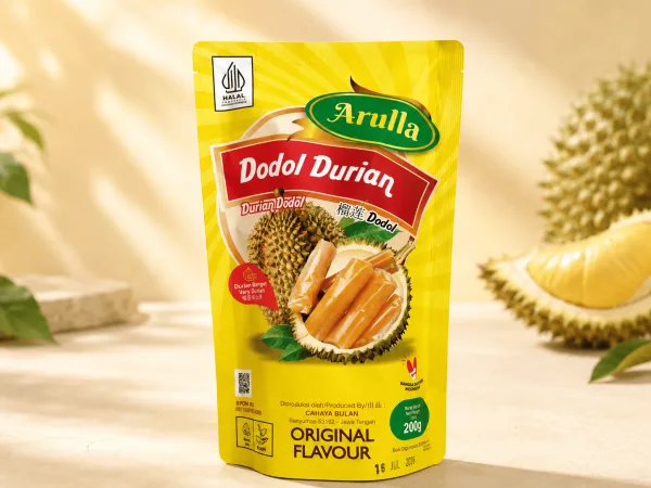 Arulla Dodol  Durian 200 Gram - Elfath Makaroni Keju