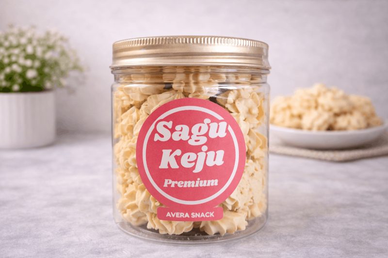 Sagu Keju 180 Gram Avera Snack Toples - Sagu Keju Elfath Makaroni Keju