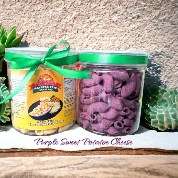 Elfath Makej UBI UNGU 150 gram Toples - Elfath Makaroni Keju