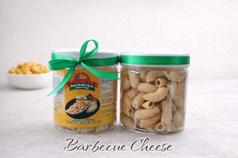 Elfath Makej BBQ 150 gram Toples - Kemasan Toples dan Hampers Elfath Makaroni Keju