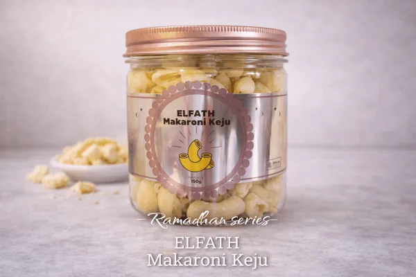 Elfath Makej ORIGINAL 150 gram Toples - Elfath Makaroni Keju